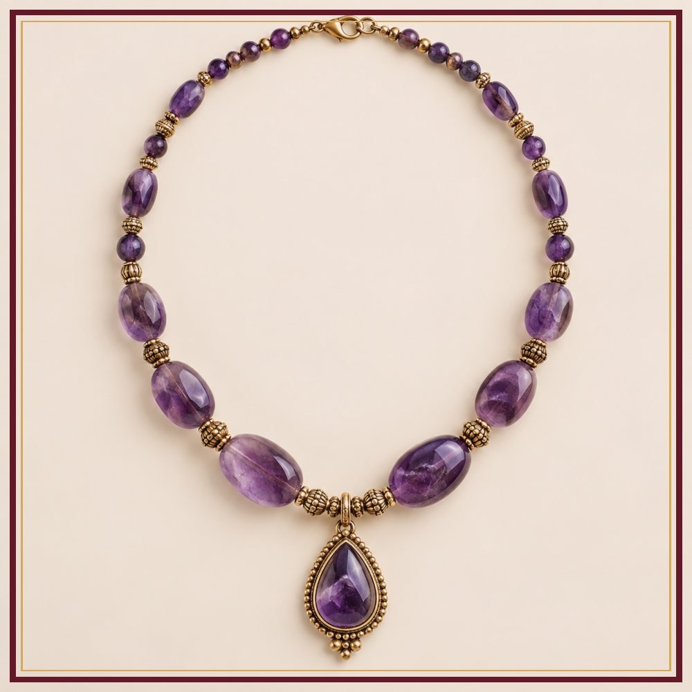 Gaj Yatra Semi-Precious-Style Necklace Heritage Edition
