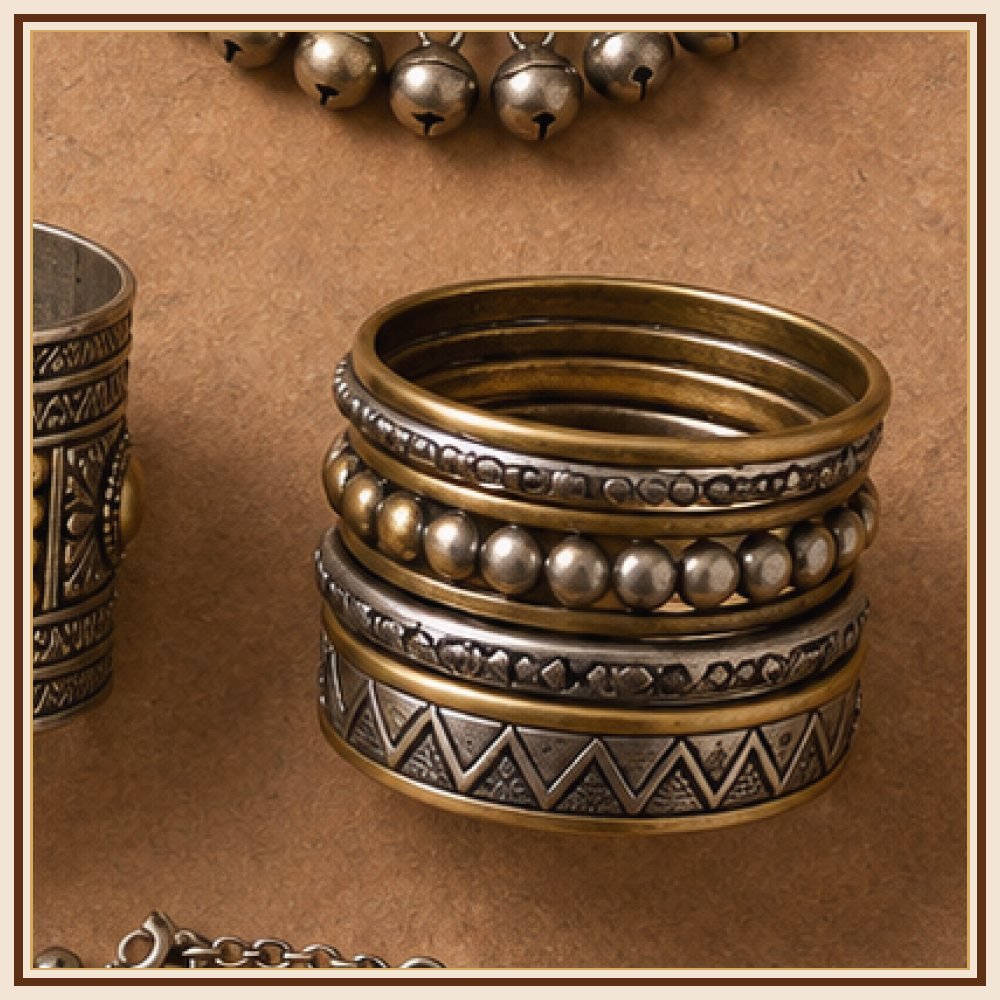 Gajraj Oxidized-Metal Signet Ring