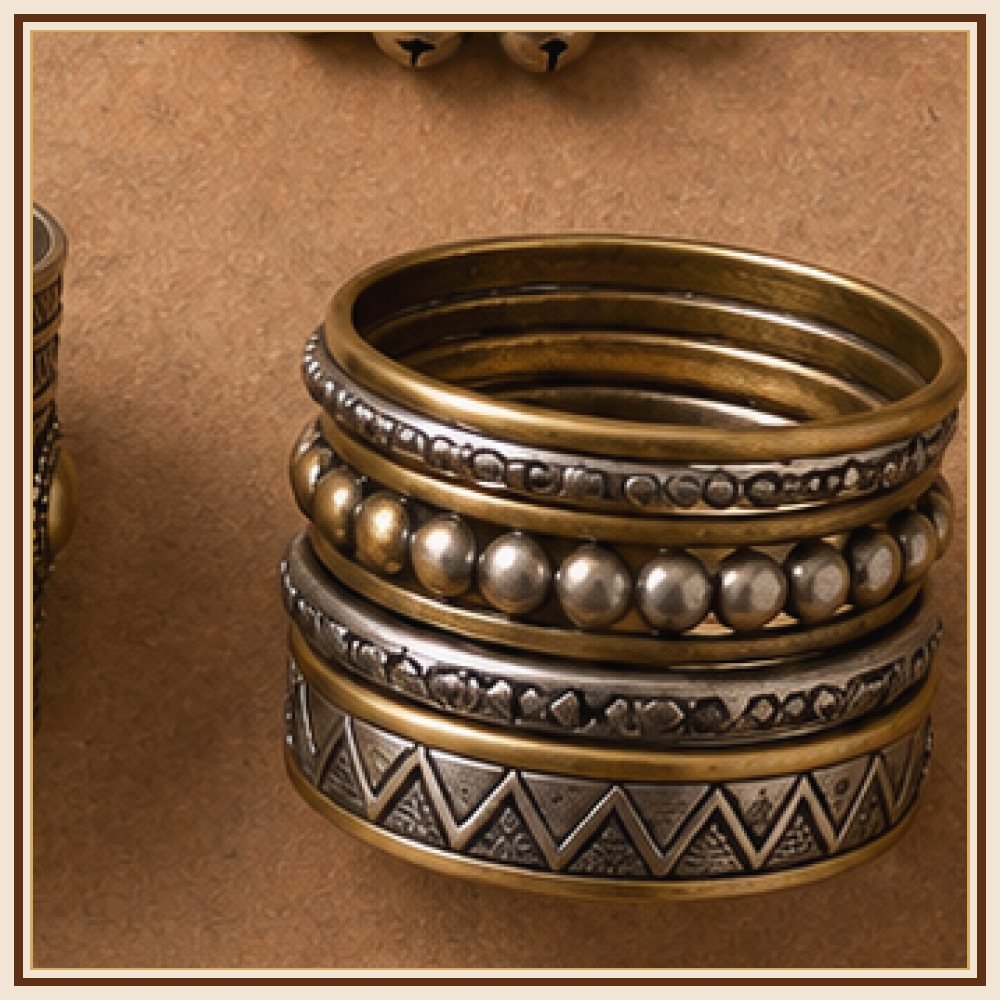 Gajraj Oxidized-Metal Signet Ring