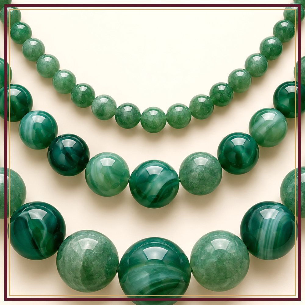 Green Onyx Bead String – 10 mm