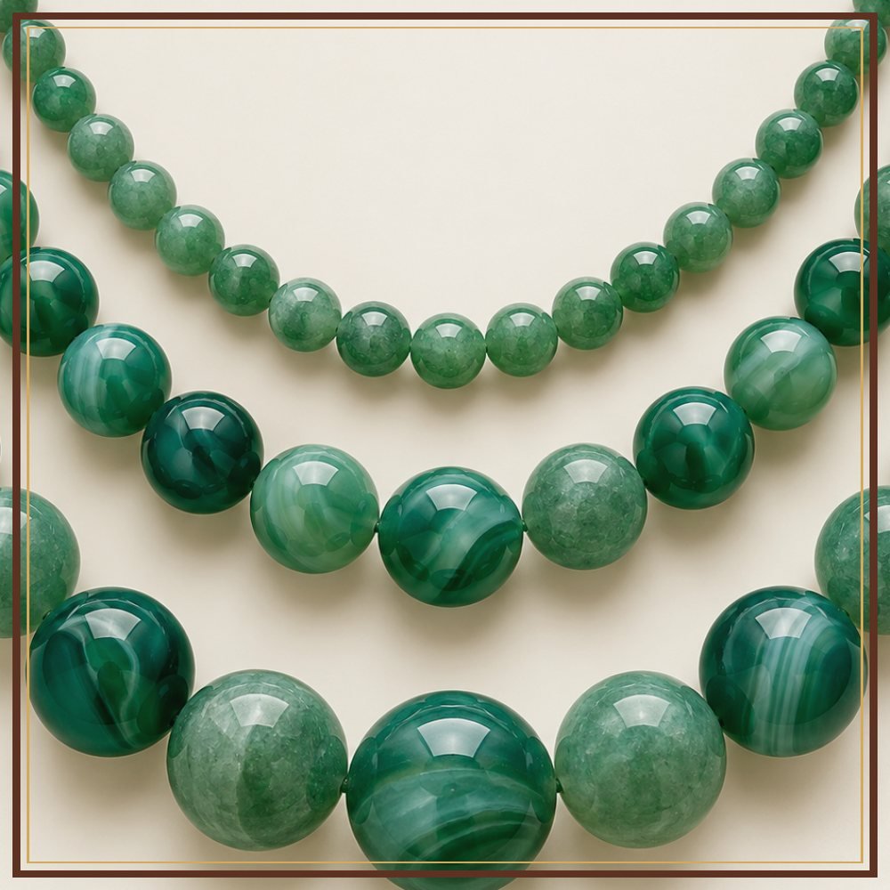 Green Onyx Bead String – 4 mm