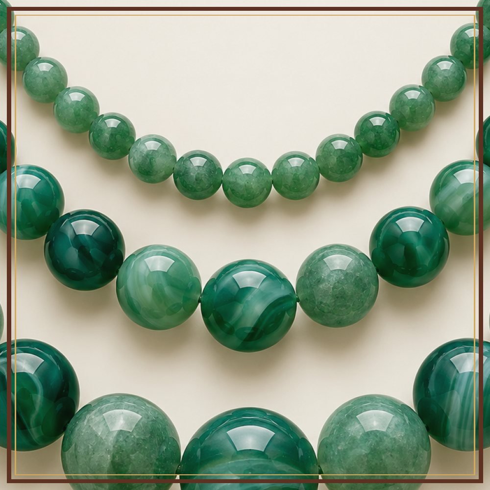 Green Onyx Bead String – 4 mm
