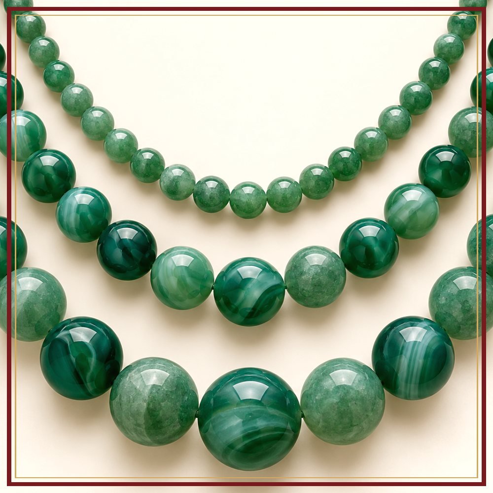 Green Onyx Bead String – 6 mm