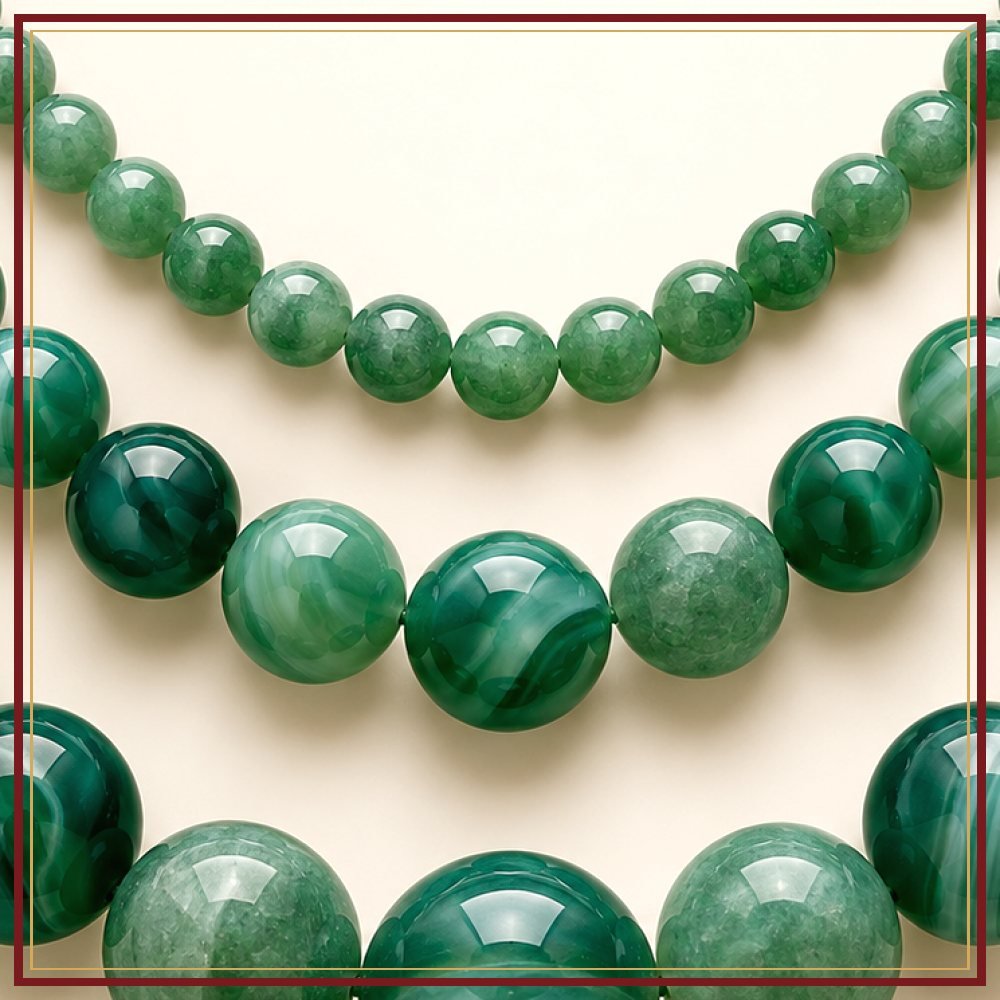 Green Onyx Bead String – 6 mm