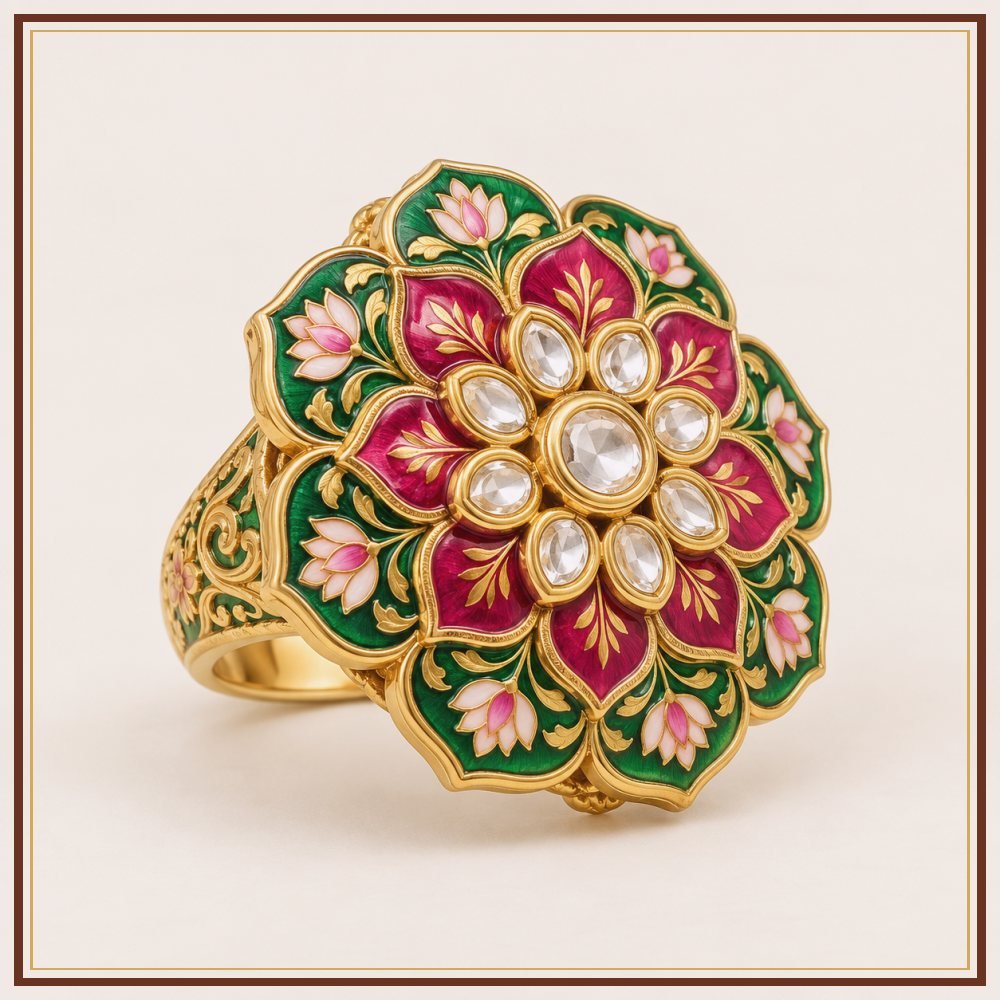 Gulab Bichhiya Toe Ring Pair