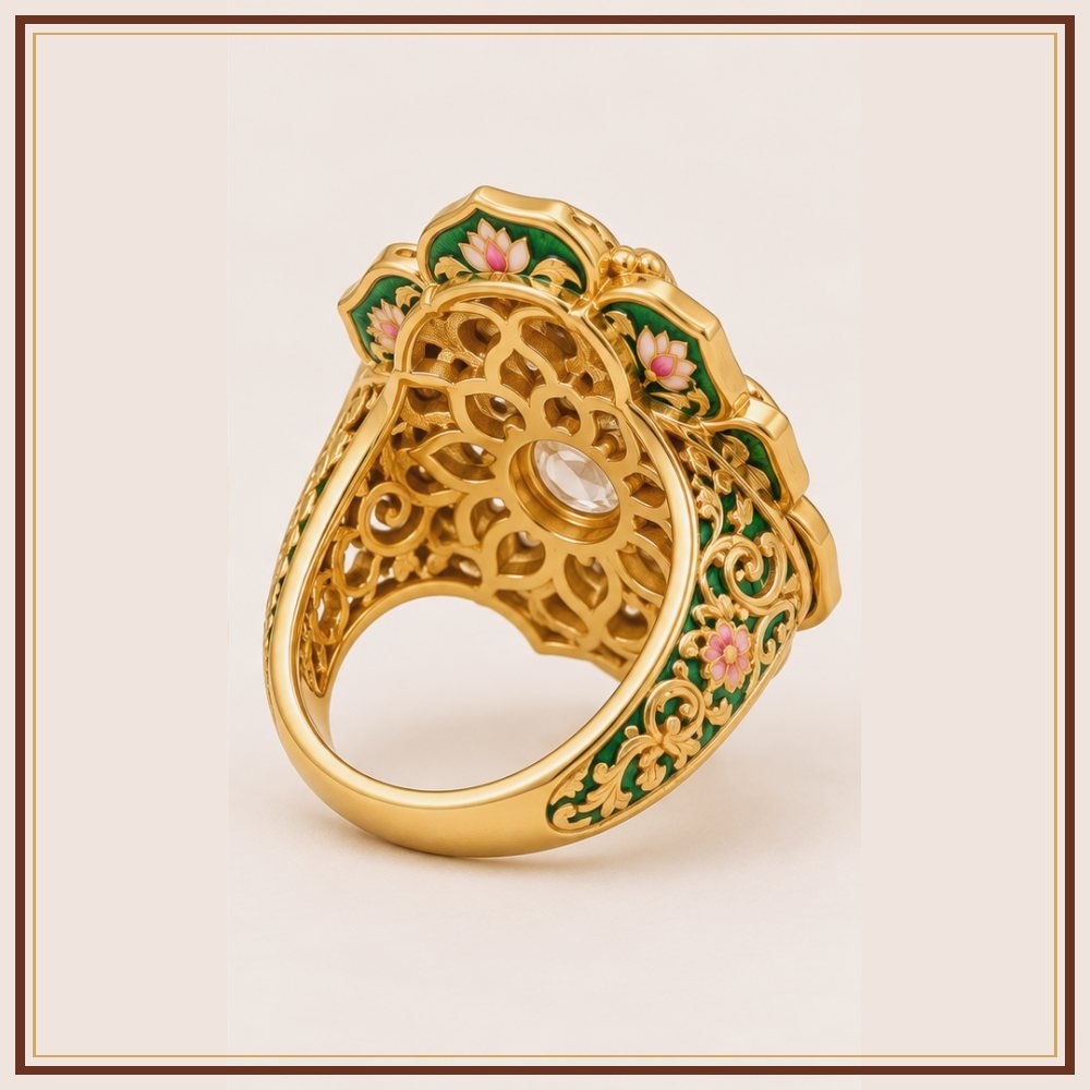 Gulab Bichhiya Toe Ring Pair