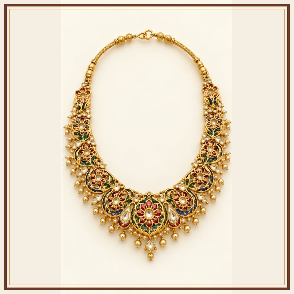 Gulab Rajasthani Bridal Jewellery Set