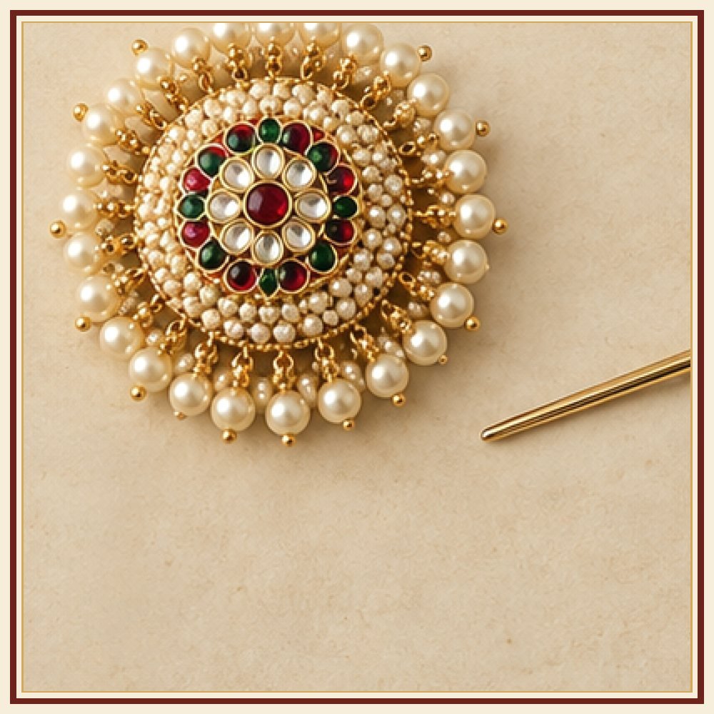 Gulab Vatika Head Ornament Heritage Edition