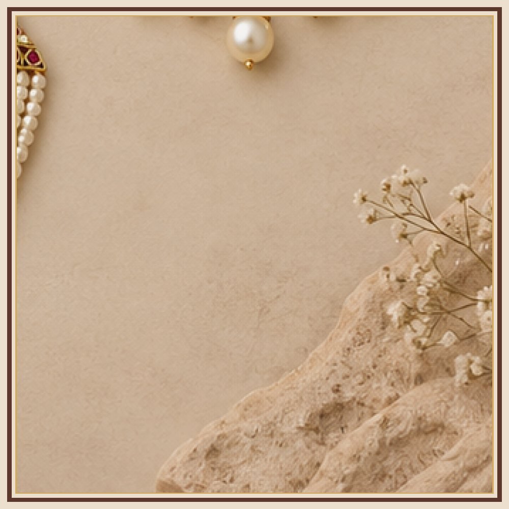 Gulab Vatika Moti-Style Necklace Heritage Edition