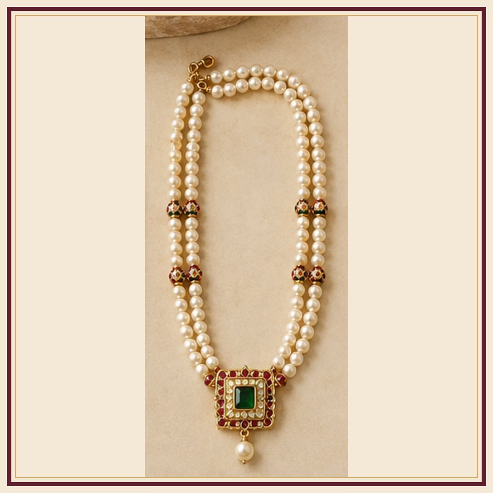 Gulab Vatika Moti-Style Rani Haar Heritage Edition