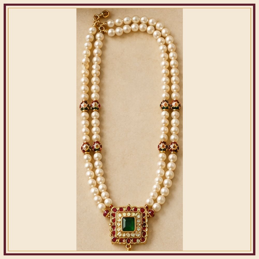 Gulab Vatika Moti-Style Rani Haar Heritage Edition