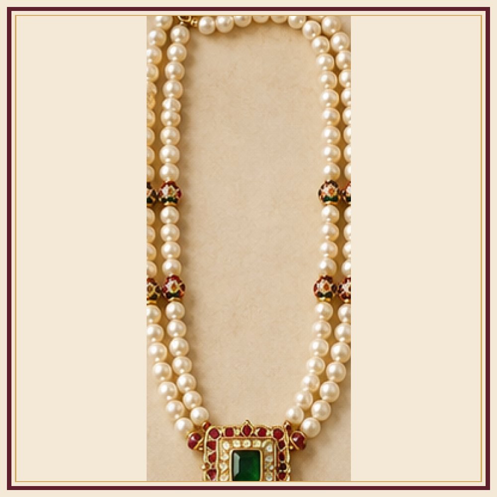 Gulab Vatika Moti-Style Rani Haar Heritage Edition