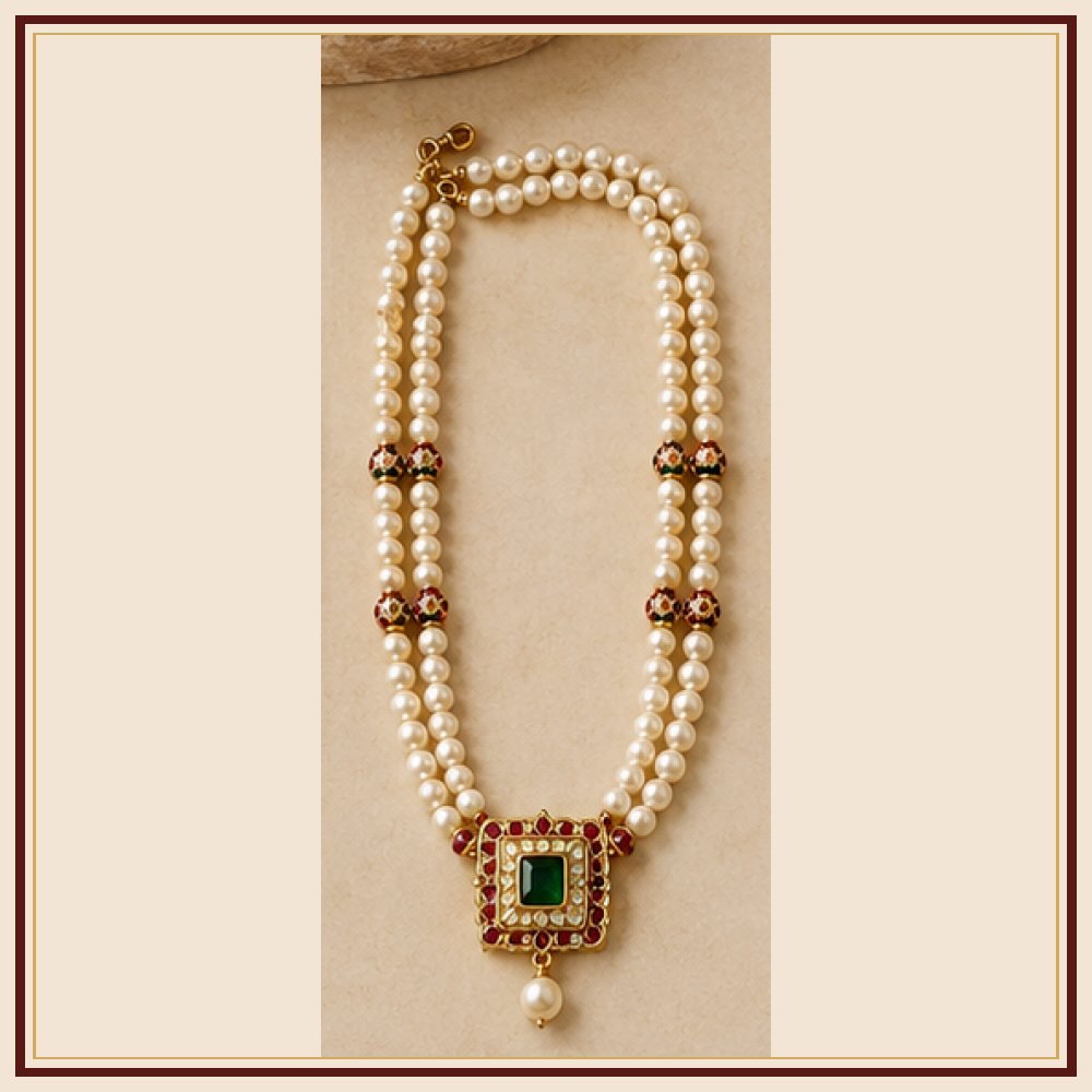 Gulab Vatika Moti-Style Rani Haar Heritage Edition