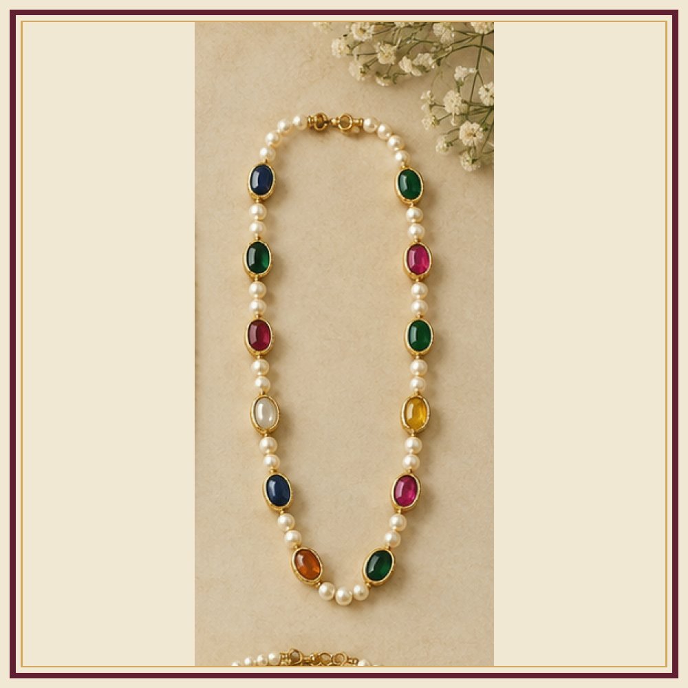 Gulab Vatika Moti-Style Rani Haar Heritage Edition