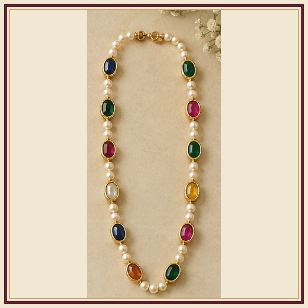 Gulab Vatika Moti-Style Rani Haar Heritage Edition