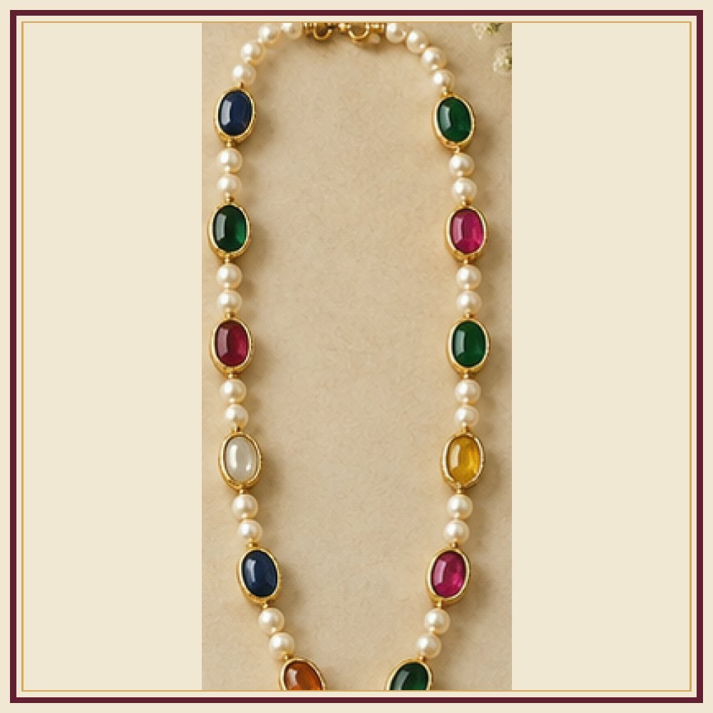 Gulab Vatika Moti-Style Rani Haar Heritage Edition