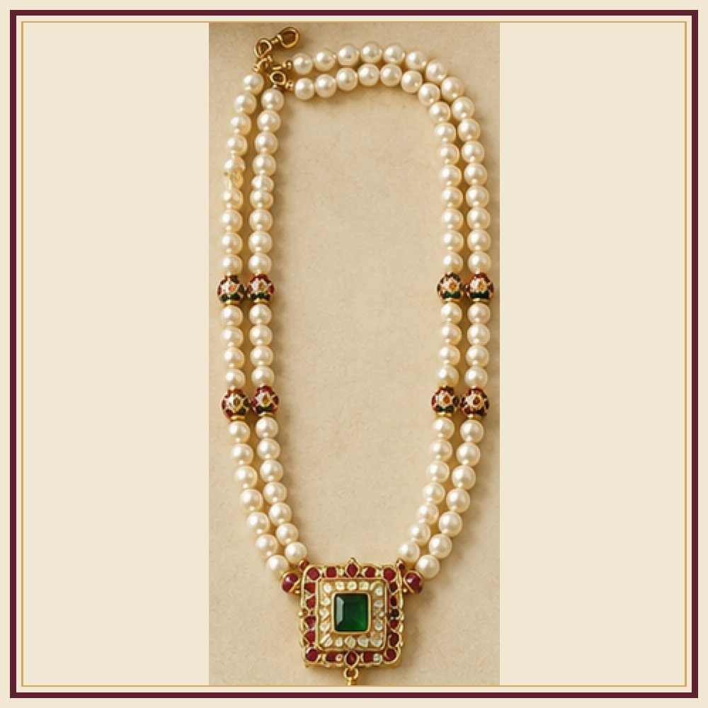 Gulab Vatika Moti-Style Rani Haar Heritage Edition