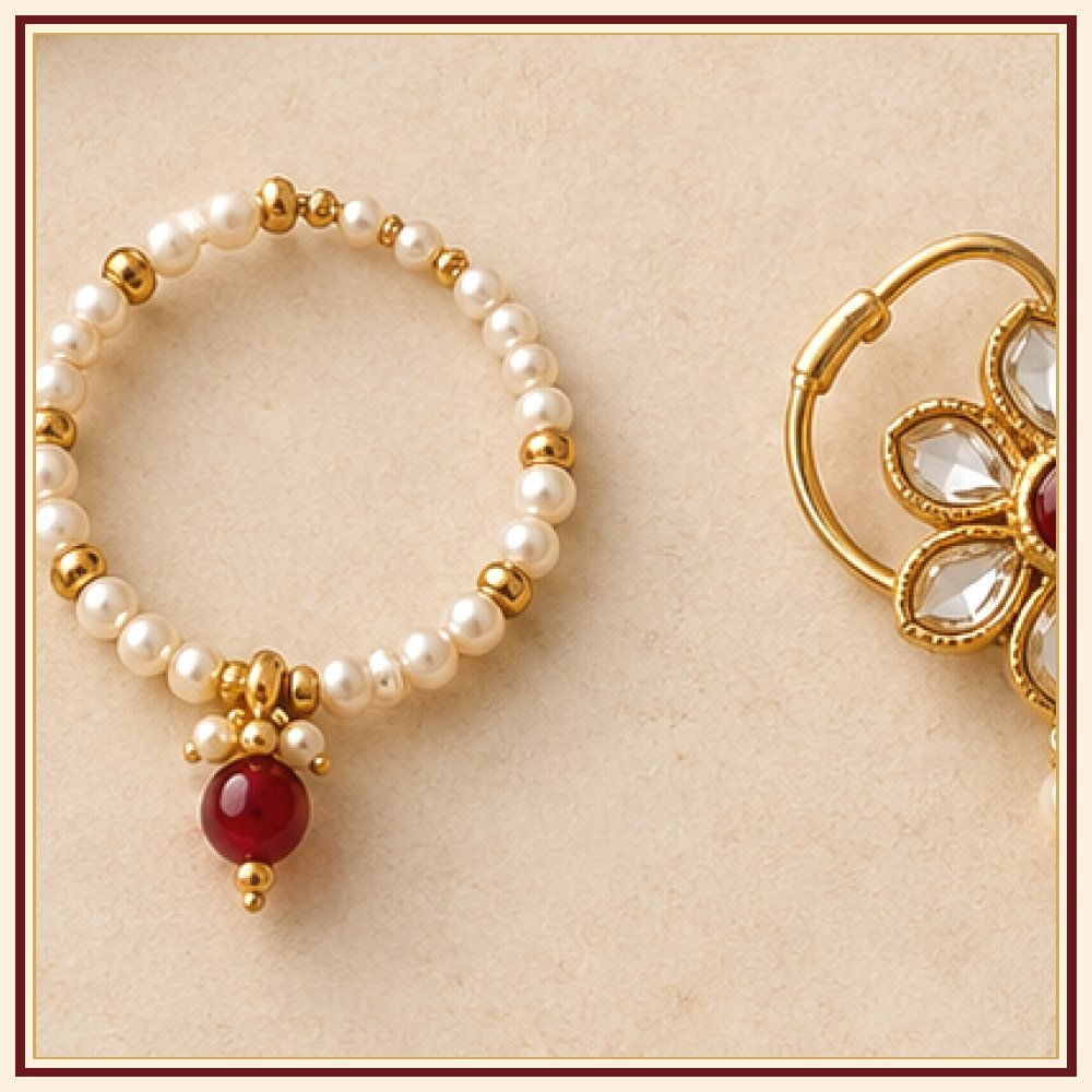 Hari Chand Crescent Nose Ring