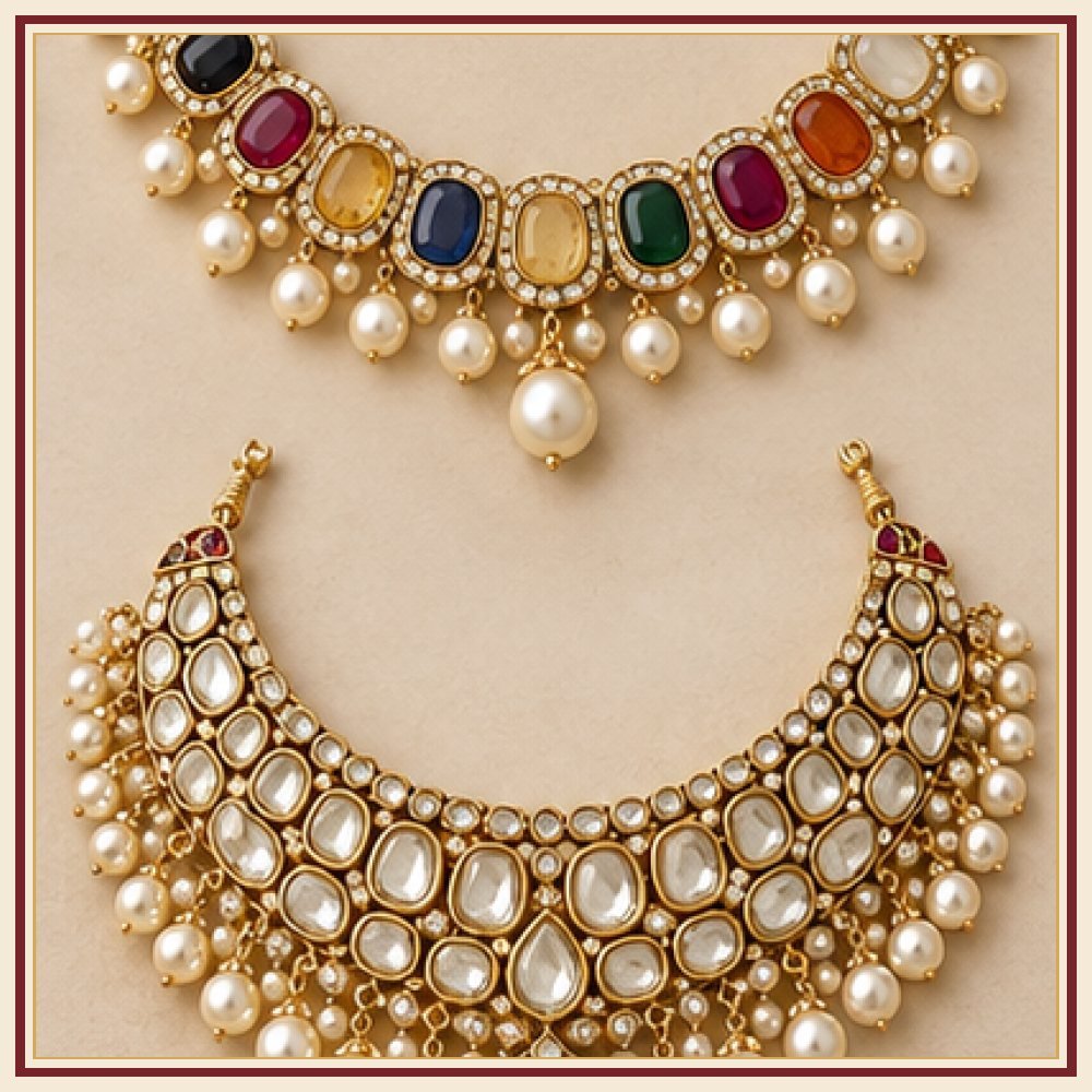 Kamal Sarovar Moti-Style Necklace Heritage Edition