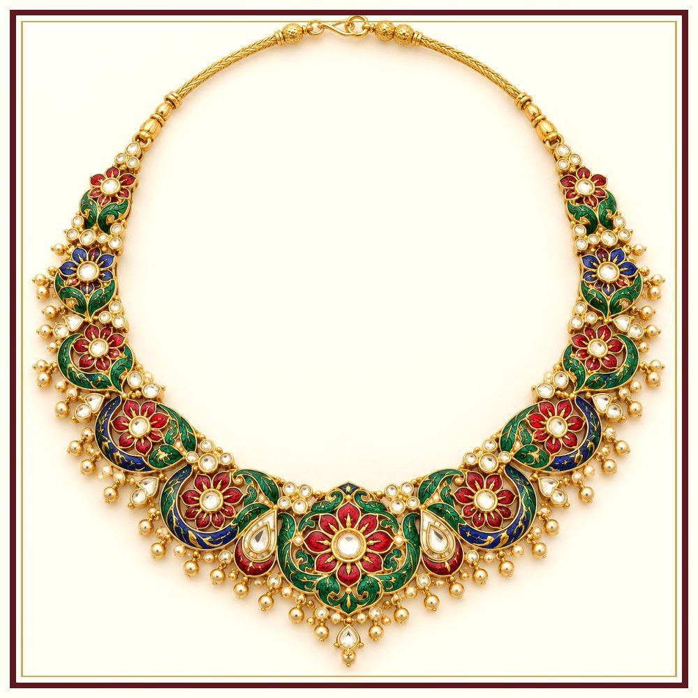 Jharokha Aad Necklace