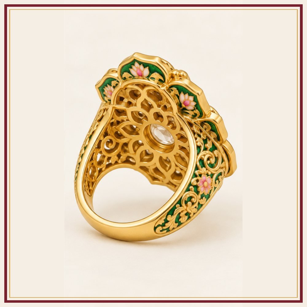 Jharokha Bichhiya Toe Ring Pair