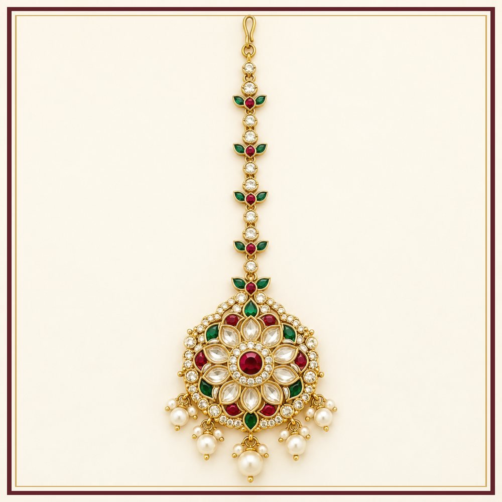 Jharokha Borla Rakhdi Headpiece