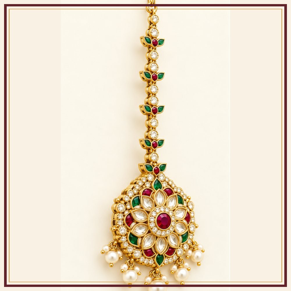 Jharokha Borla Rakhdi Headpiece