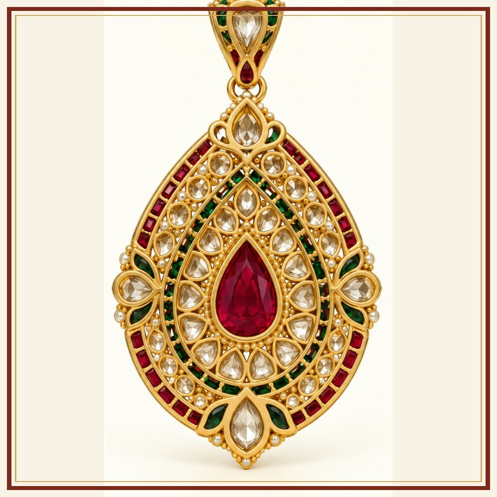 Jharokha Hathphool Hand Ornament