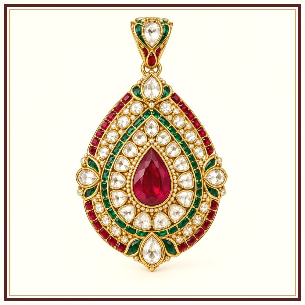 Jharokha Jadau-Style Ornament Heritage Edition