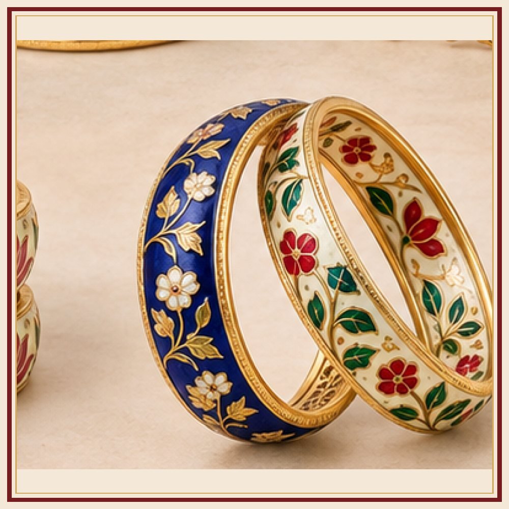 Jharokha Meenakari Kada Heritage Edition