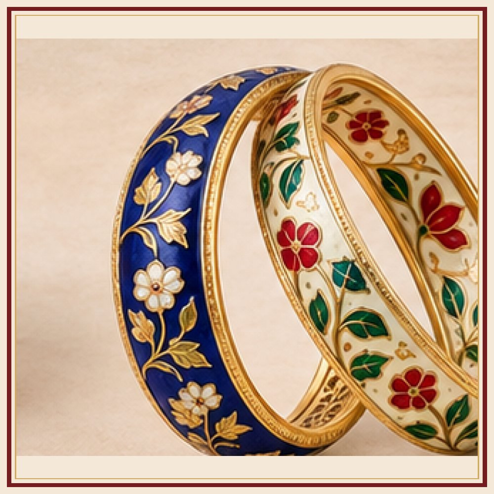 Jharokha Meenakari Kada Heritage Edition