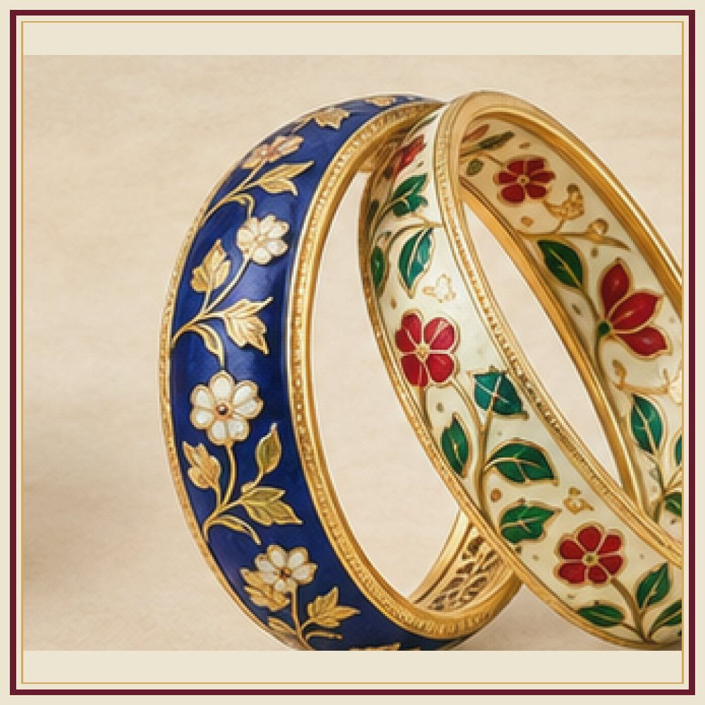 Jharokha Meenakari Kada Heritage Edition