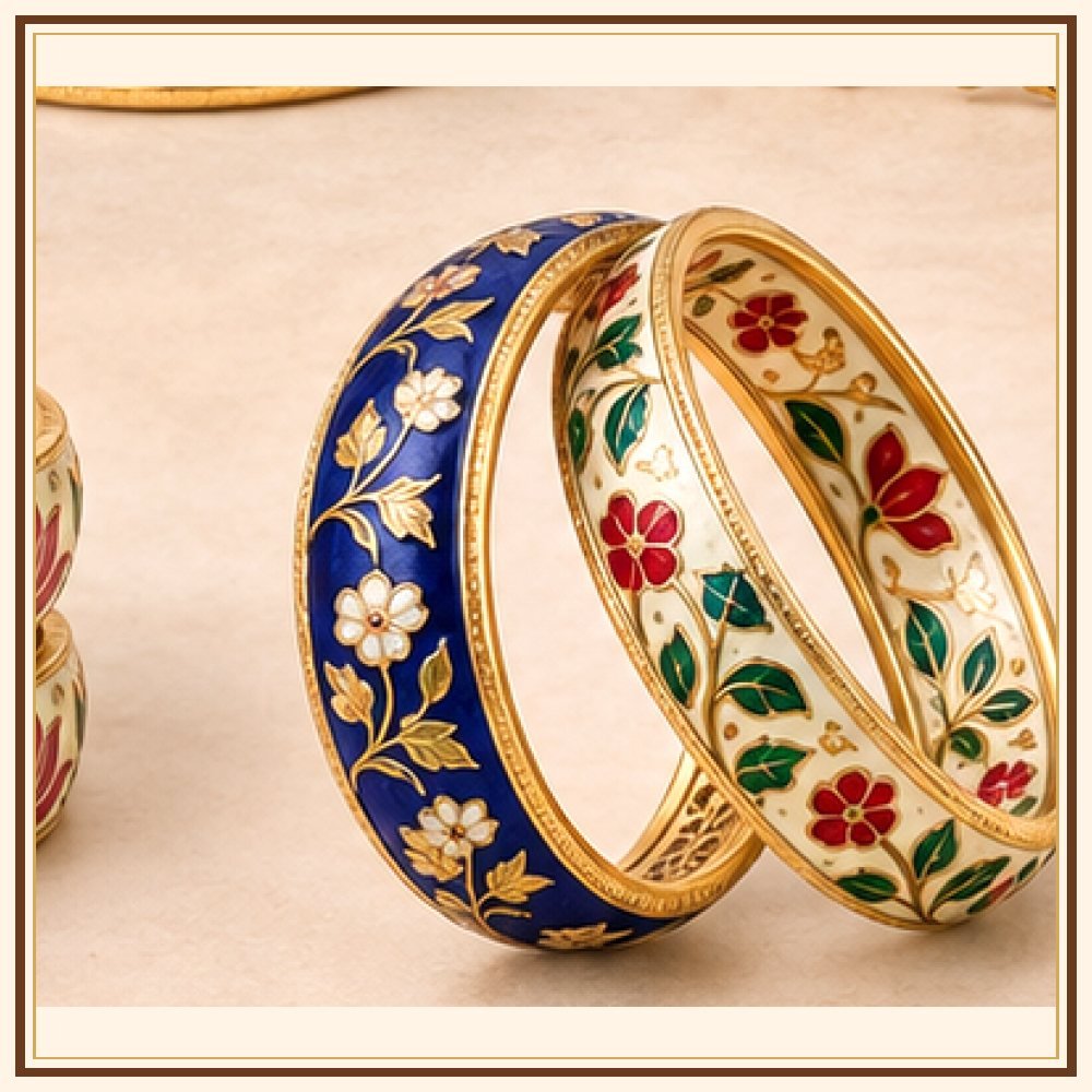 Jharokha Meenakari Kada Heritage Edition