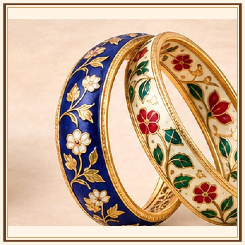 Jharokha Meenakari Kada Heritage Edition
