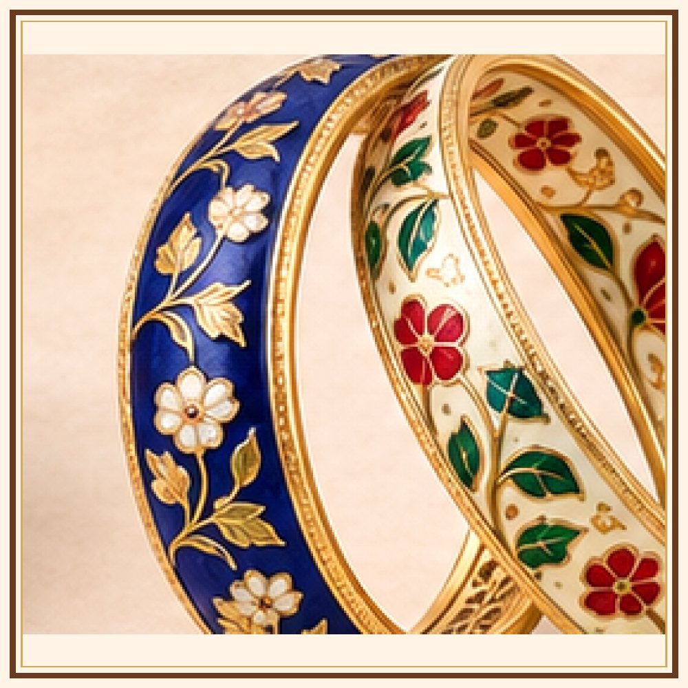 Jharokha Meenakari Kada Heritage Edition