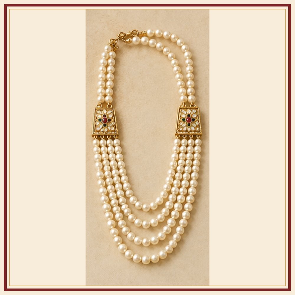 Jharokha Moti-Style Rani Haar Heritage Edition