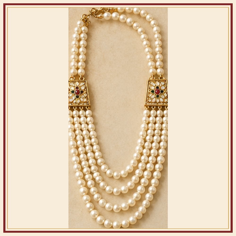 Jharokha Moti-Style Rani Haar Heritage Edition