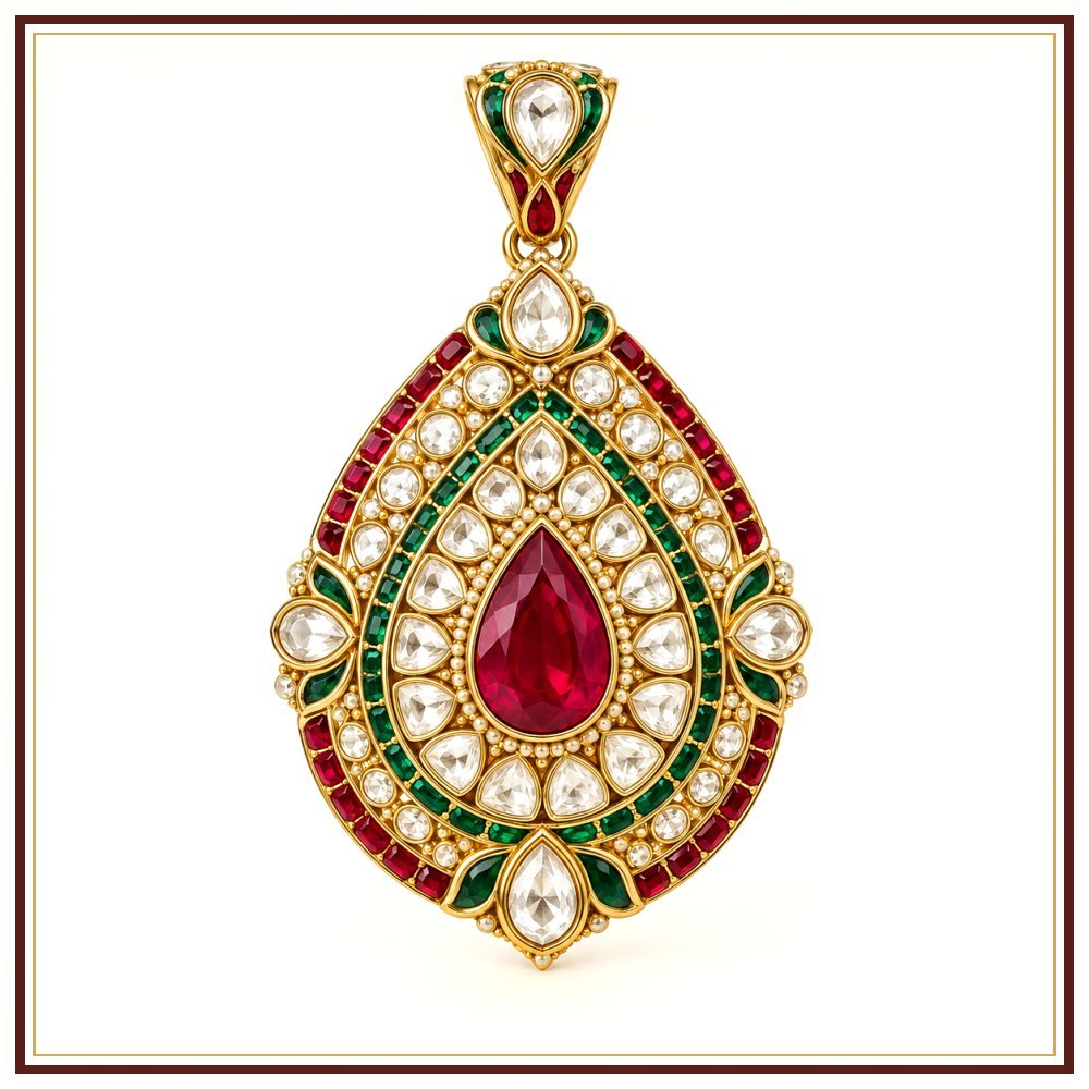 Kalpavriksha Jadau-Style Ornament Heritage Edition