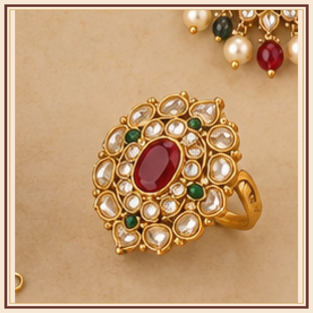 Kalpavriksha Kundan-Style Ornament Heritage Edition