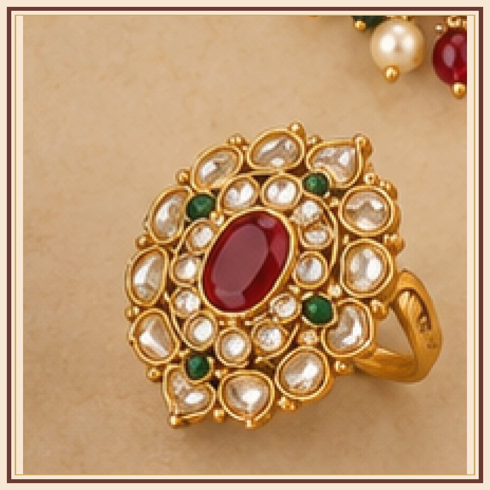Kalpavriksha Kundan-Style Ornament Heritage Edition