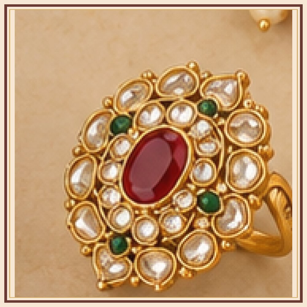 Kalpavriksha Kundan-Style Ornament Heritage Edition