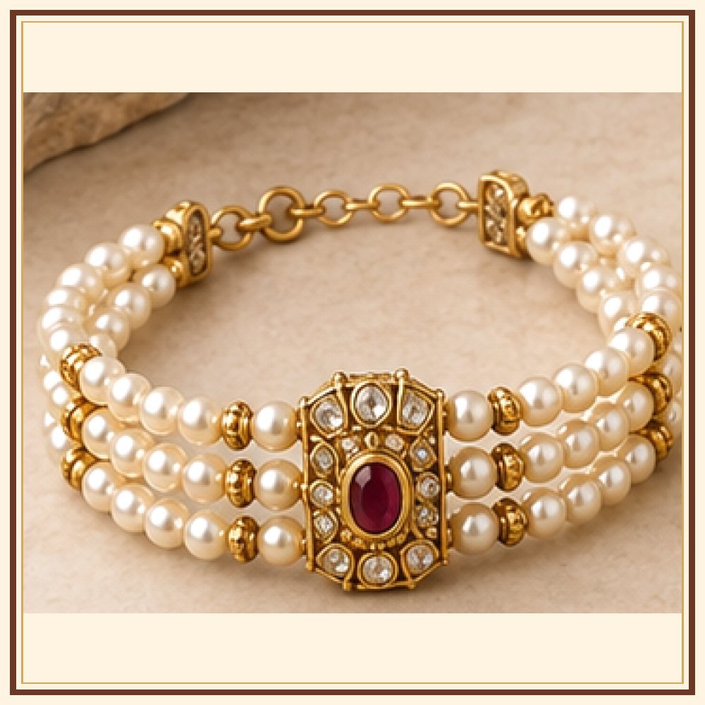 Kalpavriksha Moti-Style Bracelet Heritage Edition
