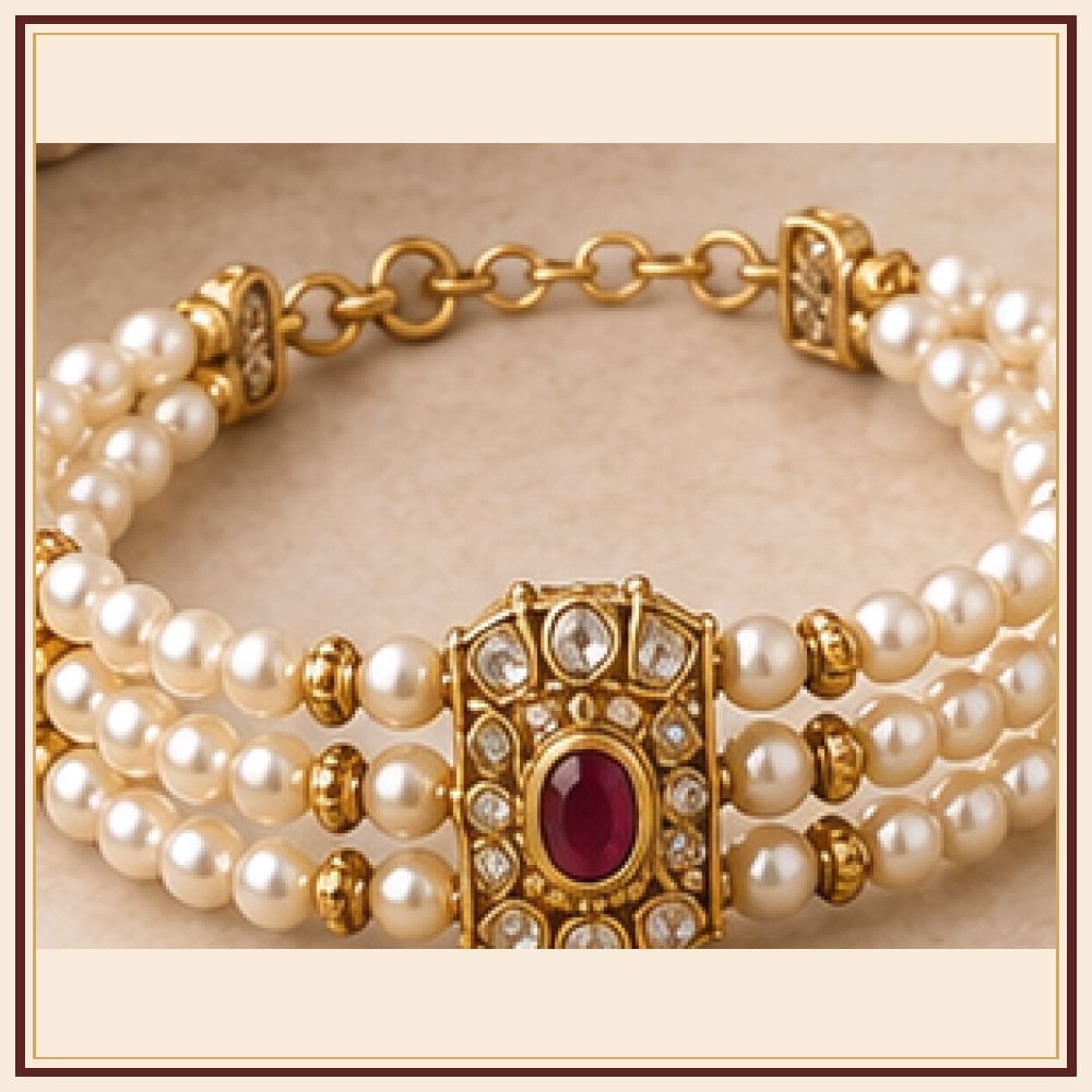 Kalpavriksha Moti-Style Bracelet Heritage Edition