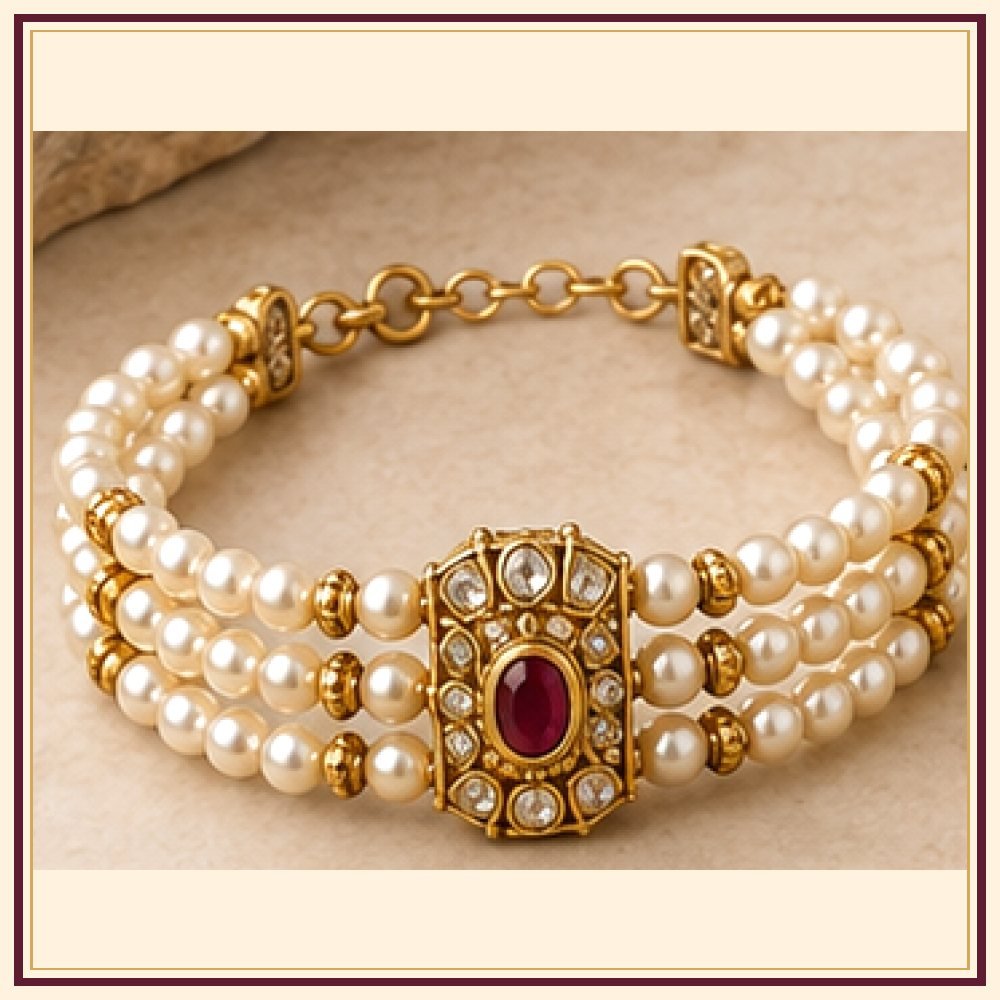 Kalpavriksha Moti-Style Bracelet Heritage Edition