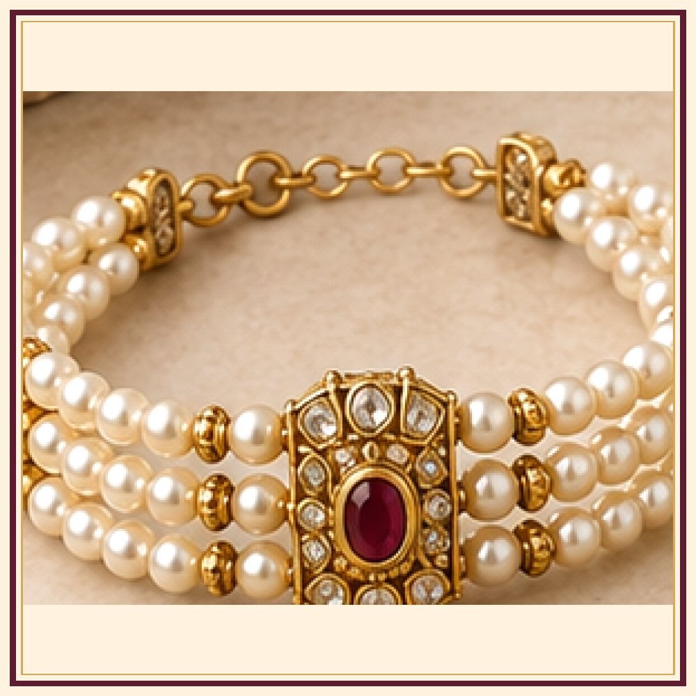 Kalpavriksha Moti-Style Bracelet Heritage Edition
