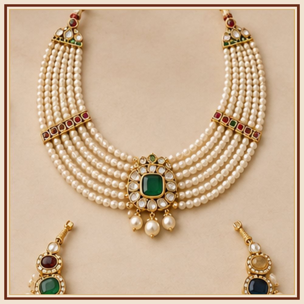 Kalpavriksha Moti-Style Necklace Heritage Edition
