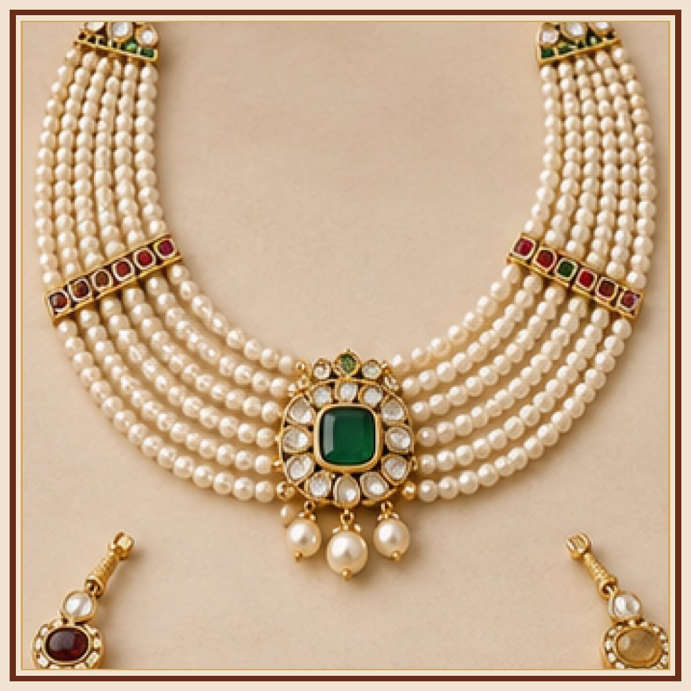 Kalpavriksha Moti-Style Necklace Heritage Edition