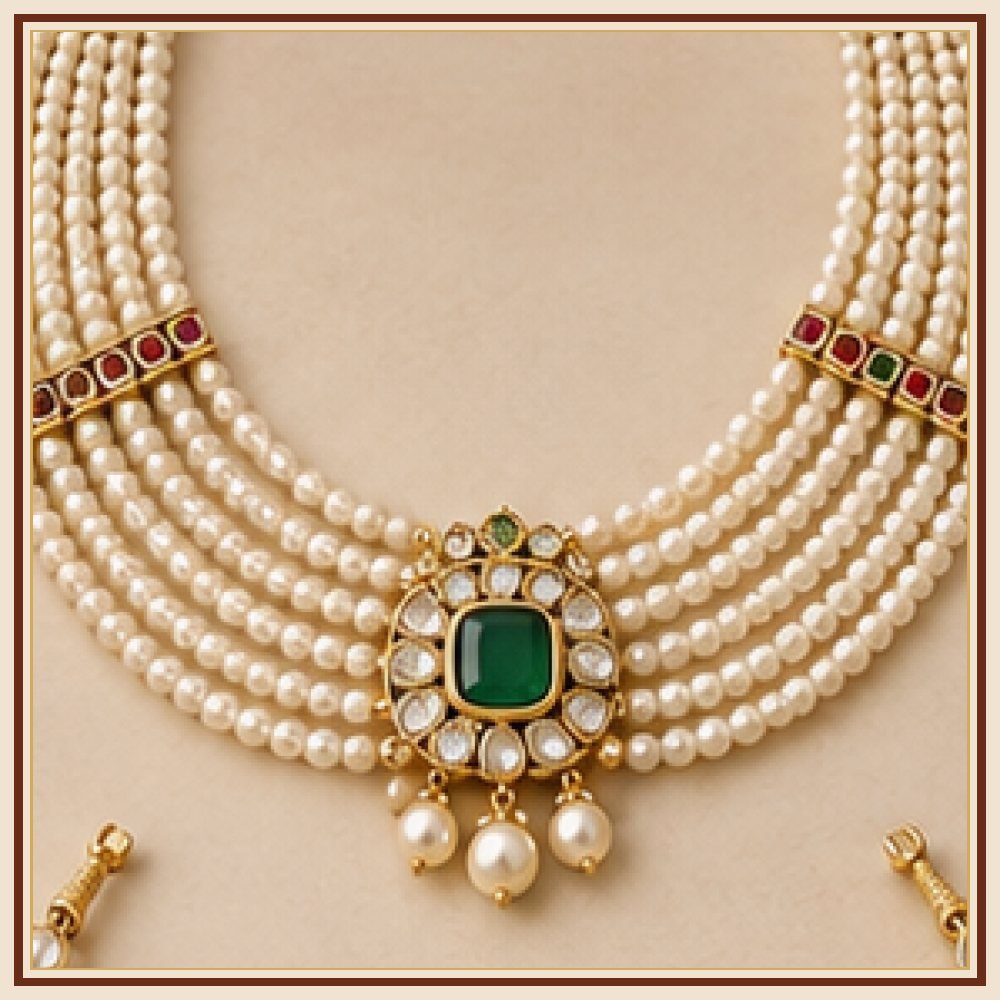 Kalpavriksha Moti-Style Necklace Heritage Edition