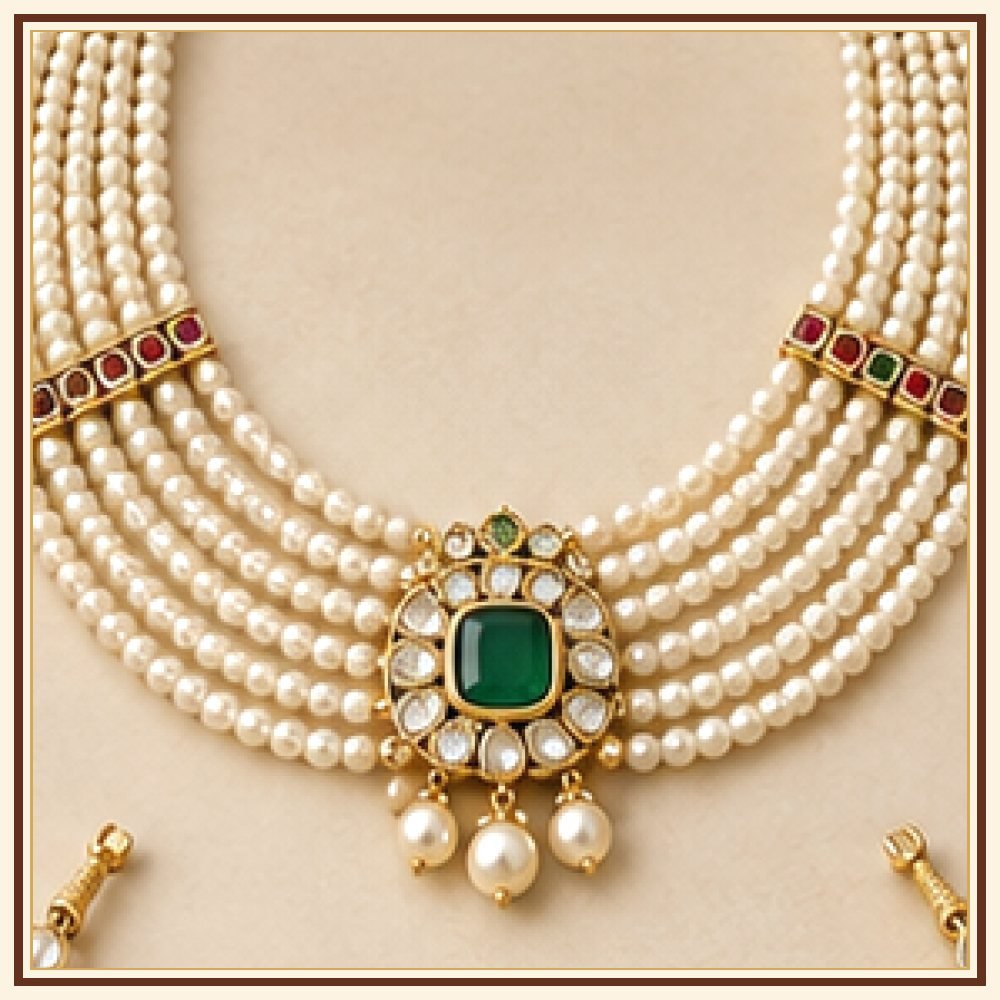 Kalpavriksha Moti-Style Necklace Heritage Edition