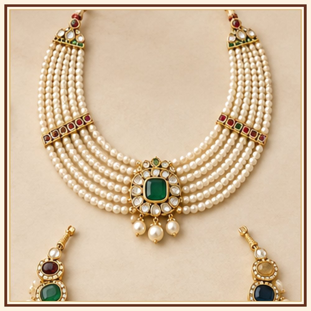Kalpavriksha Moti-Style Necklace Heritage Edition